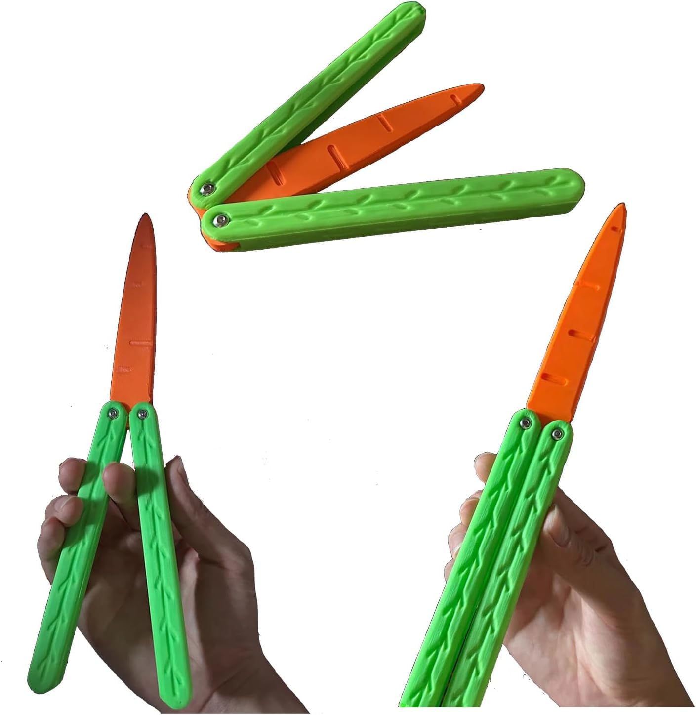 Amazon.co.jp: にんじんバタフライナイフ 練習用 おもちゃ バタフライ